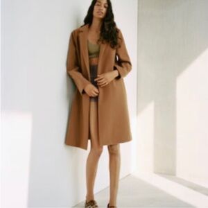 Zara tan coat, size medium, never worn!
